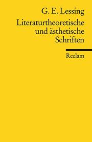 Literaturtheoretische und ästhetische Schriften - Cover