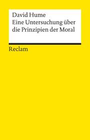 Eine Untersuchung über die Prinzipien der Moral. - Cover