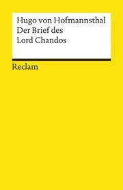 Der Brief des Lord Chandos. - Cover
