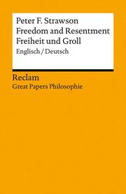 Freedom and Resentment / Freiheit und Groll - Cover