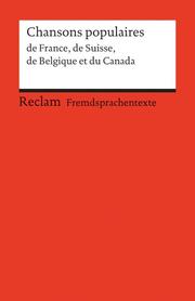 Chansons populaires de France, de Suisse, de Belgique et du Canada - Cover