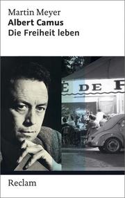 Albert Camus - Cover