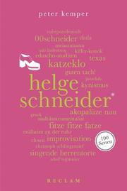Helge Schneider. 100 Seiten - Cover
