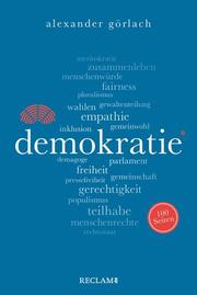 Demokratie. 100 Seiten. - Cover