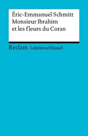 Lektüreschlüssel. Éric-Emmanuel Schmitt: Monsieur Ibrahim et les fleurs du Coran - Cover
