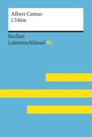 L'Hôte von Albert Camus: Reclam Lektüreschlüssel XL - Cover