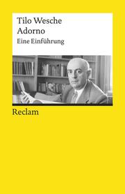Adorno. Eine Einführung - Cover