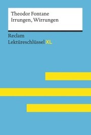 Irrungen, Wirrungen von Theodor Fontane: Reclam Lektüreschlüssel XL - Cover