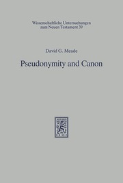 Pseudonymity and Canon
