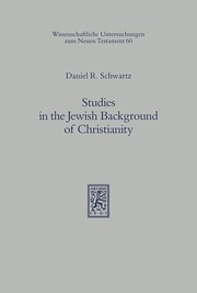 Studies in the Jewish Background of Christianity