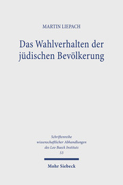Das Wahlverhalten der jüdischen Bevölkerung in der Weimarer Republik