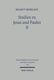 Studien zu Jesus und Paulus II