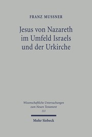 Jesus von Nazareth im Umfeld Israels und der Urkirche - Cover