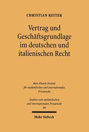 Vertrag und Geschäftsgrundlage im deutschen und italienischen Recht