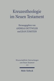 Kreuzestheologie im Neuen Testament - Cover