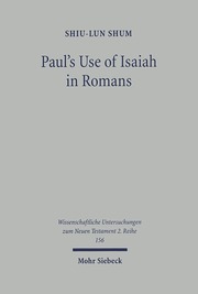 Paul's Use of Isaiah in Romans