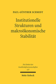 Institutionelle Strukturen und makroökonomische Stabilität - Cover