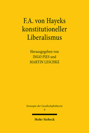 F.A. von Hayeks konstitutioneller Liberalismus - Cover