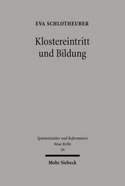 Klostereintritt und Bildung - Cover