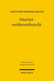 Internetwettbewerbsrecht - Cover