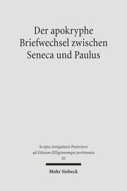 Der apokryphe Briefwechsel zwischen Seneca und Paulus - Cover