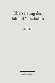Übersetzung des Talmud Yerushalmi - Cover