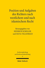 Position und Aufgaben des Richters nach westlichem und nach islamischem Recht - Cover
