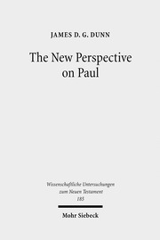 The New Perspective on Paul - Cover