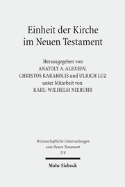Einheit der Kirche im Neuen Testament - Cover