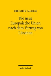 Die neue Europäische Union nach dem Vertrag von Lissabon - Cover