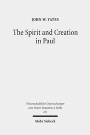 The Spirit and Creation in Paul