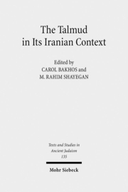 The Talmud in Its Iranian Context - Cover