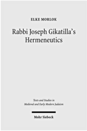 Rabbi Joseph Gikatilla's Hermeneutics - Cover