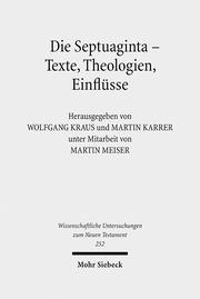 Die Septuaginta - Texte, Theologien, Einflüsse - Cover