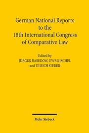 German National Reports to the 18th International Congress of Comparative Law