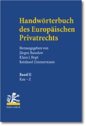 Handwörterbuch des Europäischen Privatrechts