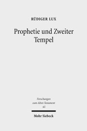 Prophetie und Zweiter Tempel - Cover