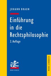 Einführung in die Rechtsphilosophie - Cover