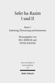 Sefer ha-Razim I und II - Das Buch der Geheimnisse I und II - Cover
