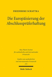Die Europäisierung der Abschlussprüferhaftung - Cover