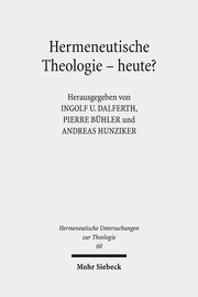 Hermeneutische Theologie - heute? - Cover