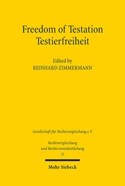 Freedom of Testation / Testierfreiheit - Cover