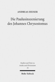 Die Paulusinszenierung des Johannes Chrysostomus - Cover