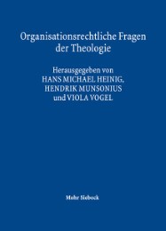 Organisationsrechtliche Fragen der Theologie - Cover