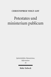 Potestates und ministerium publicum - Cover