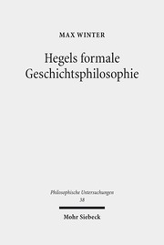 Hegels formale Geschichtsphilosophie