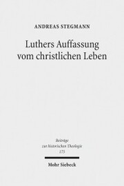 Luthers Auffassung vom christlichen Leben - Cover