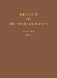 Jahrbuch des öffentlichen Rechts der Gegenwart.Neue Folge