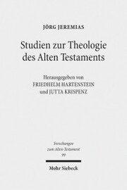 Studien zur Theologie des Alten Testaments - Cover