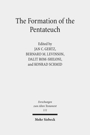 The Formation of the Pentateuch